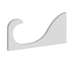 C1101B -PONTEIRA VZD METAL BRZ CHAMPAGNE