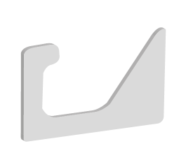 C1114B -PONTEIRA VZD METAL BRZ CHAMPAGNE